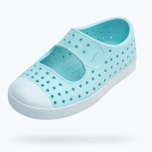 Native Coastal Blue Mary Jane-Style Shoe